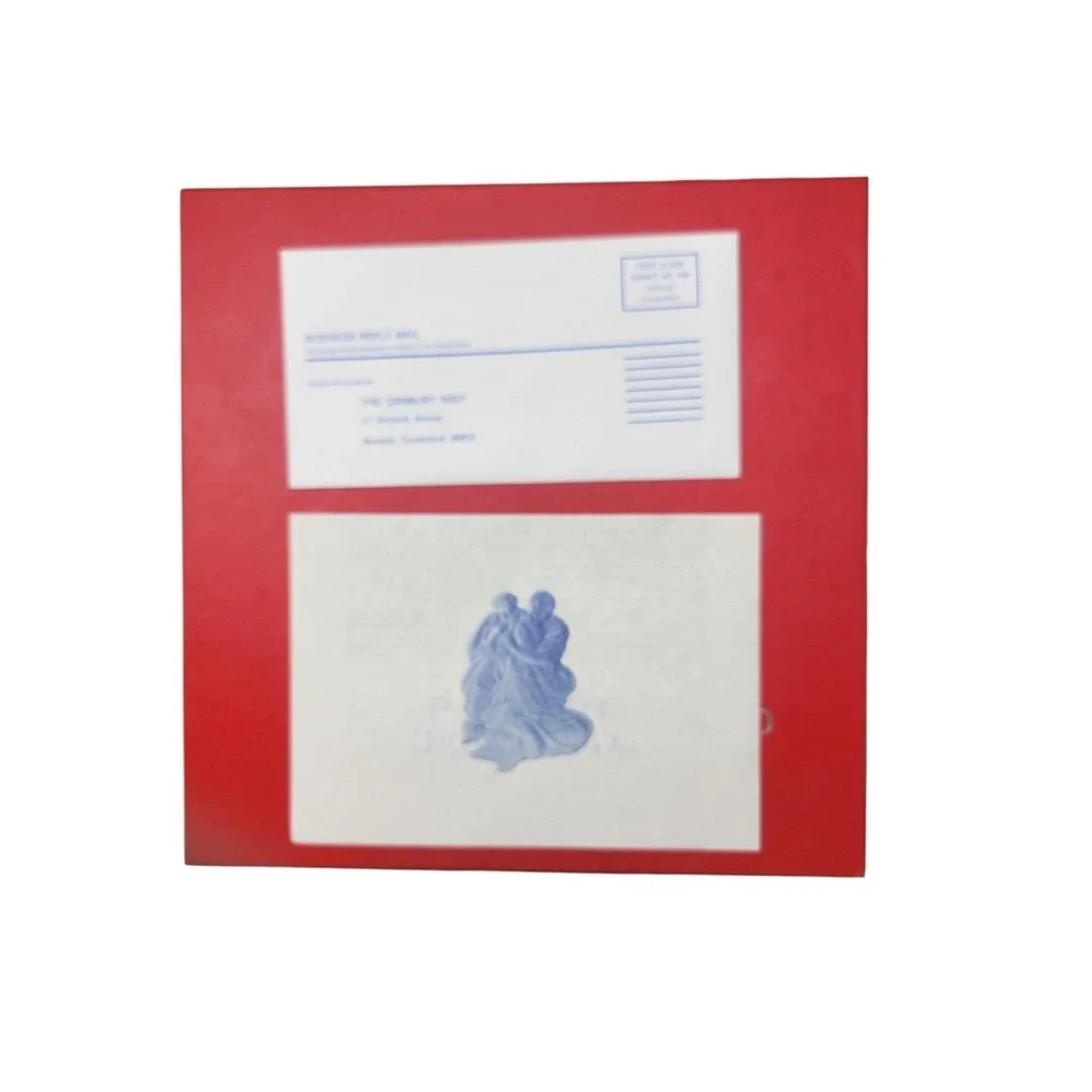 Danbury Mint Michelangelo Holy Family Crystal Collector Plate‎ Clear  COA 9.75